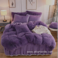 luxury plush shaggy duvet cover set